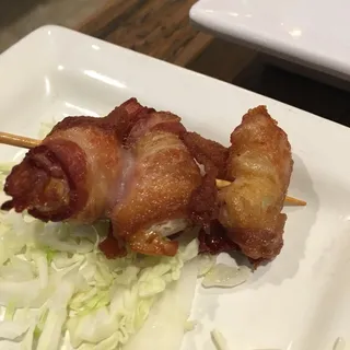 Scallop Wrapped Bacon Skewers