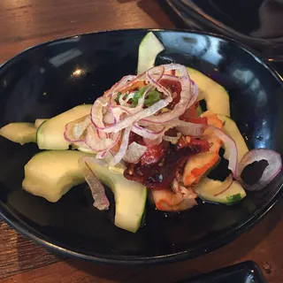 Salmon Skin Salad