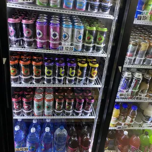 All kinds of bang drinks.