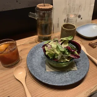 Tofu salad--mix from bottom!