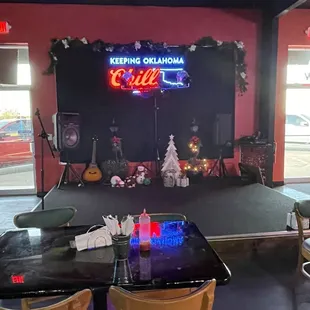 Interior Stage for live entertainment