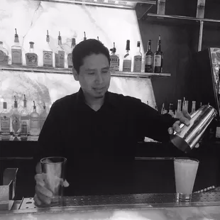 Joaquim who elevates the art of bar tending.