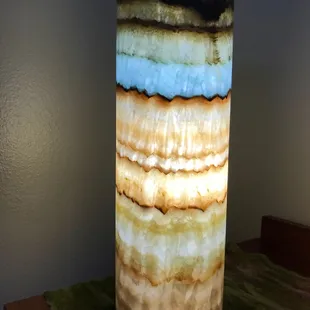 Being all the way from Seattle, I just couldn&apos;t pass up this rare, blue vein lamp I got at Onyx Expressions.