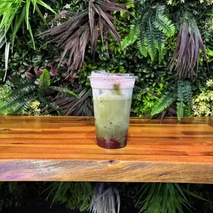 Iced Saguaro Latte  Also available with Yuzu or Ube