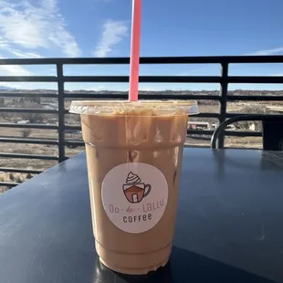 Cherry &amp; Vanilla iced latte