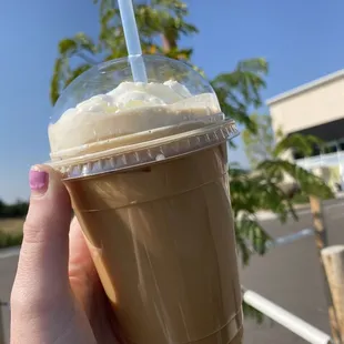 Candy corn white mocha