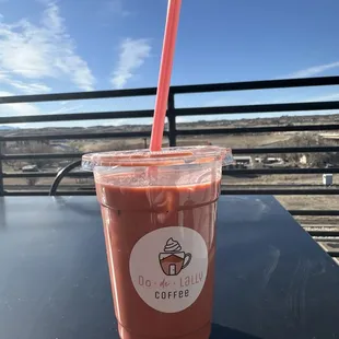 Red Velvet Cupcake Latte