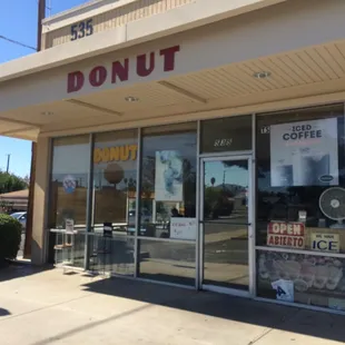 Front of shop