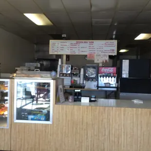 The front counter