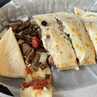 Another excellent steak quesadilla