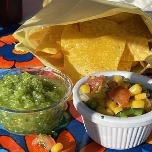 Free chips and salsa with every order