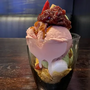 Ice cream parfait