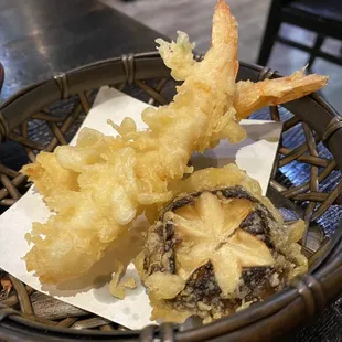 Shrimp and Mushroom Tempura