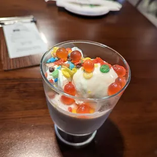 Ube panna cotta