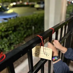 outside