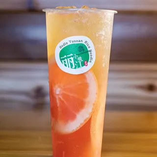 Super Grape Fruit Green Tea