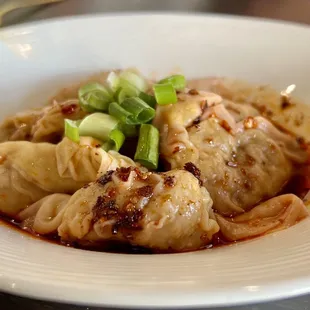 Szechuan Spicy Chicken Wontons