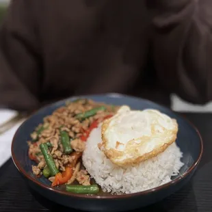 Pad Kraprow Gai (Thai Basil Chicken)