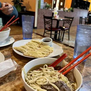 11.Beef Noodles  15.Pan Fried Pork Pot Stickers  February 2022