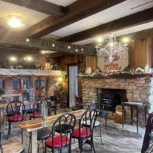 Inside of cafe
