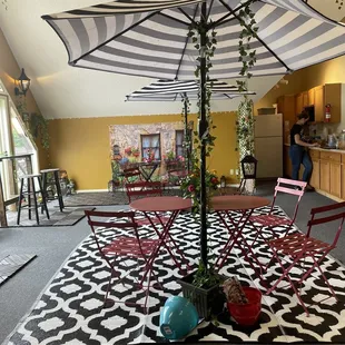 Upstairs area