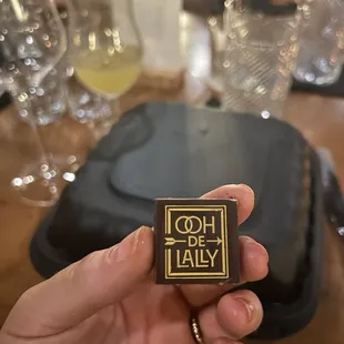 Chocolate to finish the night