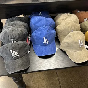 LA Dodgers caps