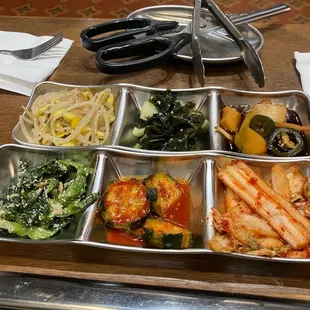 veggies brought with bbq