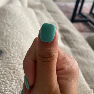 Uneven, not filed well.