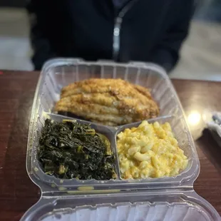 Fried catfish dinner