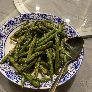 Sauteed String Beans &amp; Spring Bamboo