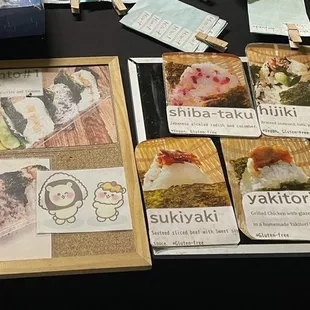 12/3/22 - Menu at MEMA Holiday Jubilee