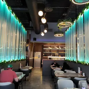 the interior of a restaurant