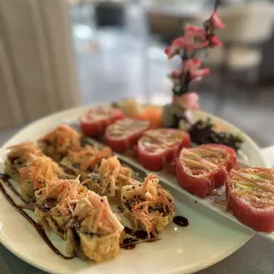 food, sushi and sashimi, sushi, sashimi