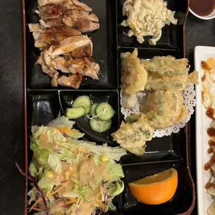 Chicken Teriyaki + Tempura combination