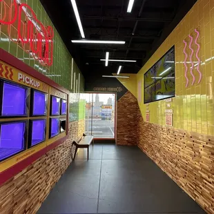 the interior of a restaurant