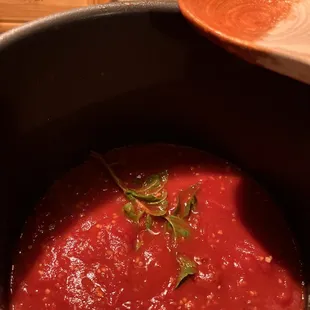 Making the sauce - needs to be done at least a day in advance.