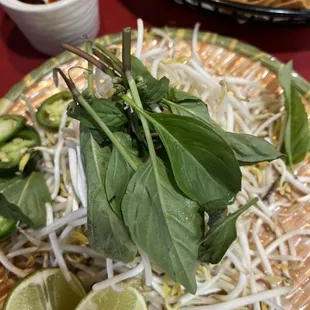 Stuff to add in pho soup.