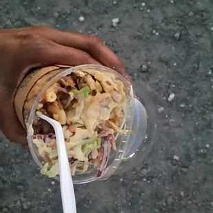 BBQ Sundae w/pulled pork