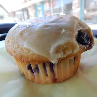 Lemon blueberry muffin.