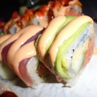 Amazon Princess Roll, close-up.