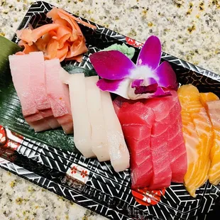 a variety of sushi