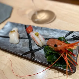 Scallop and sweet shrimp