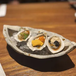 Oysters 3 Ways