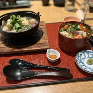 Yosenabe &amp; Bara Chirashi Don