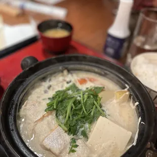 Salmon Tonyu Nabe