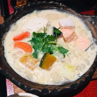 Salmon Tonyu Nabe Set