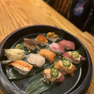 sushi and sashimi, food, sashimi, sushi