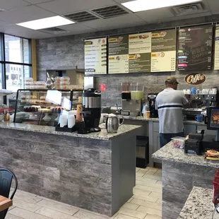 Inside the cafe