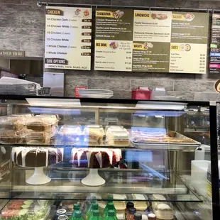 Full menu with so many delicious things to choose!